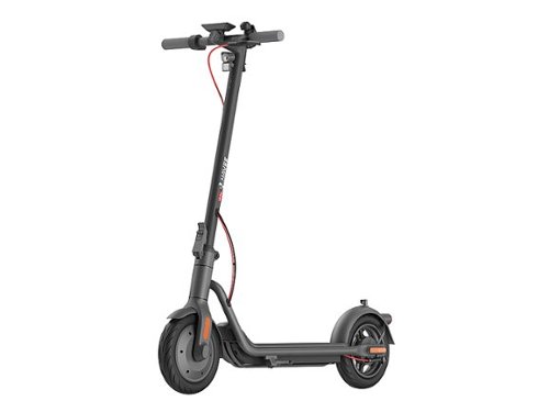 NAVEE - V25 PRO Foldable Electric Scooter w/16 mi Max Operating Range & 20 mph Max Speed - Black