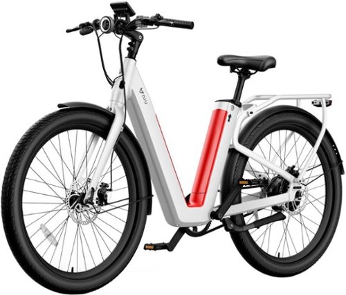 NIU - BQi-C3 Pro eBike w/ up to 90 miles Max Operating Range and 28 MPH Max Speed - White