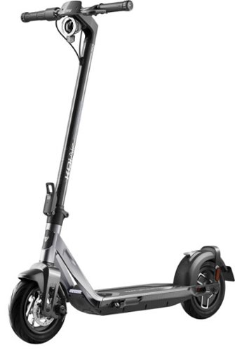 NIU - KQi Air Carbon Fiber Foldable Electric Kick Scooter w/ 31 mi Range & 20mph Max Speed - Black