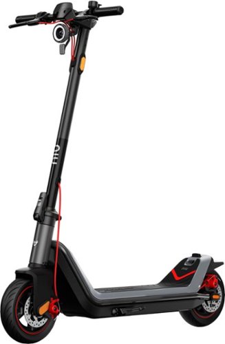 NIU - KQi3 Max Foldable Electric Kick Scooter w/ 40 mi Max Operating Range & 23.6 mph Max Speed - Space Gray