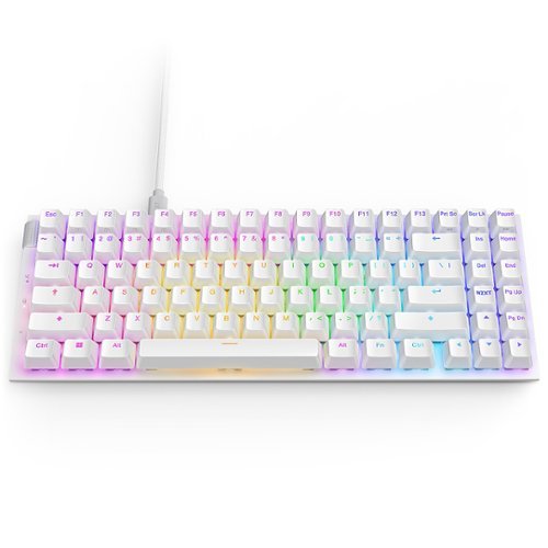 NZXT - Function 2 - MiniTKL Wired Optical Gaming Keyboard - White