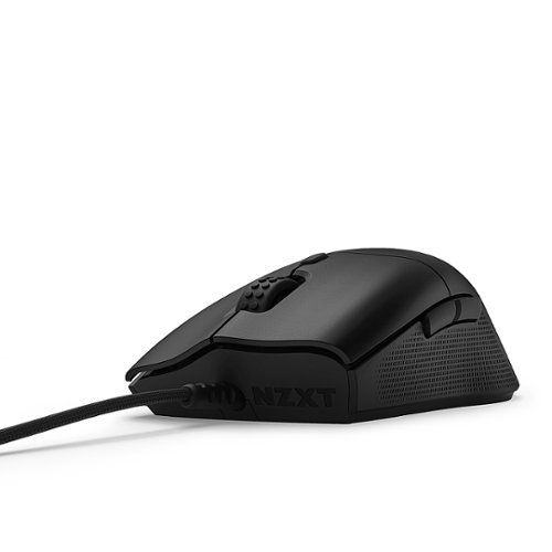 NZXT - Lift 2 Ergo - Lightweight Ergonomic Wired High Performance Optical Gaming Mouse - Black