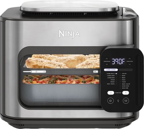 Ninja - Combi All-in-One Multicooker, Oven, & Air Fryer, Complete Meals in 15 Mins, 14-in-1, Combi Cooker + Air Fry - Stainless Steel