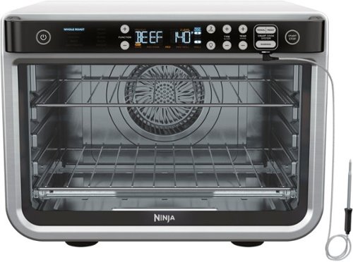 Ninja - Foodi 10-in-1 Smart XL Air Fry Oven, Countertop Convection Oven with Dehydrate & Reheat Capability - Stainless Silver