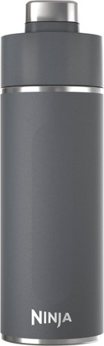 Ninja - Thirsti 18oz. Travel Bottle - Charcoal Gray