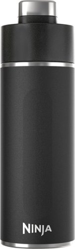 Ninja - Thirsti 18oz. Travel Bottle - Onyx Black