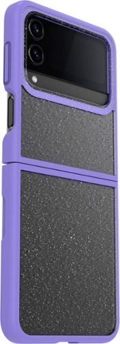 OtterBox - Thin Flex Series Carrying Case for Samsung Galaxy Flip4 - Sparkle Purplexing