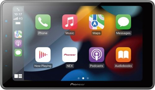 Pioneer - 9" Android Auto™ and Apple CarPlay® Bluetooth® Digital Media (DM) Receiver - Black