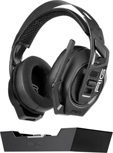 RIG - 900 Max HX Dual Wireless Gaming Headset with Dolby Atmos, Bluetooth, and Base for Xbox, PlayStation, Nintendo Switch, PC - Black