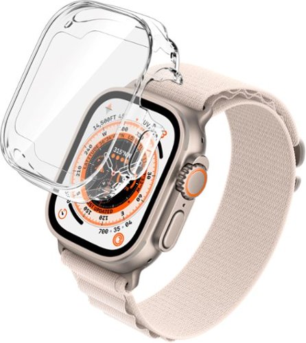 Raptic - 360X Bumper with Built-In Glass Screen Protection for Apple Watch Ultra 49mm