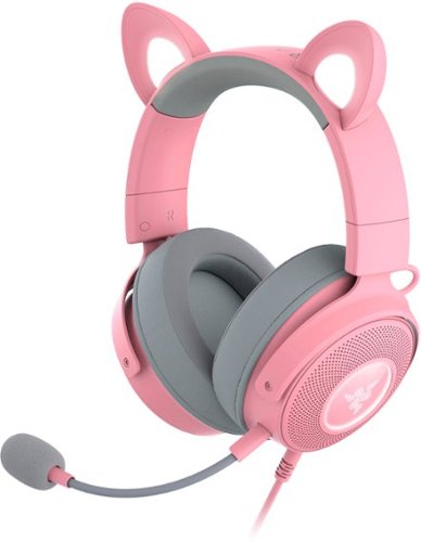 Razer - Kraken Kitty Edition V2 Pro Wired Gaming Headset - Quartz Pink