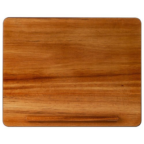 Rossie Home - Acacia Easel Lap Desk with Storage for 15.6 Laptop - Natural