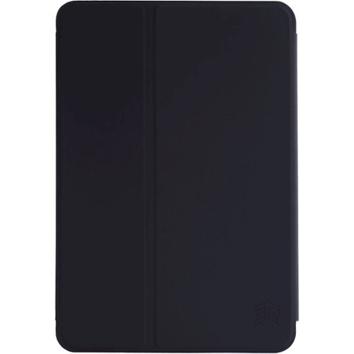 STM - Studio Case for Apple® iPad® mini (5th Generation 2019) and mini 4 - Black Smoke