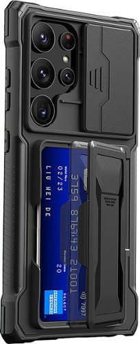 SaharaCase - ArmorElite Wallet Case for Samsung Galaxy S24 Ultra - Scorpion Black