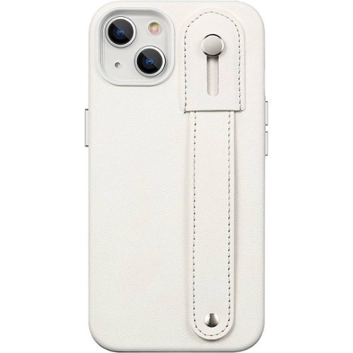 SaharaCase - FingerGrip Series Case with Strap for Apple iPhone 13 and iPhone 14 - White