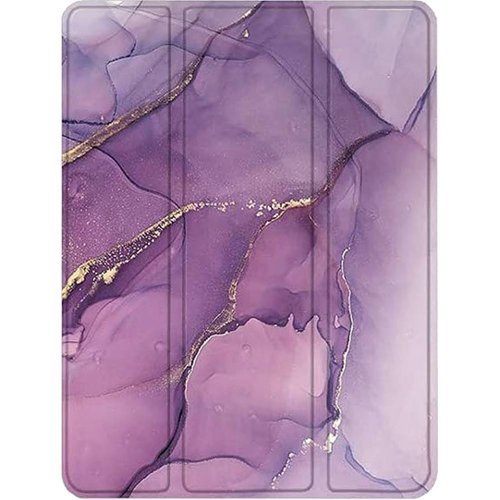 SaharaCase - Folio Case for Apple iPad 10.2 (8th Generation 2020) and (9th Generation 2021) - Purple Marble