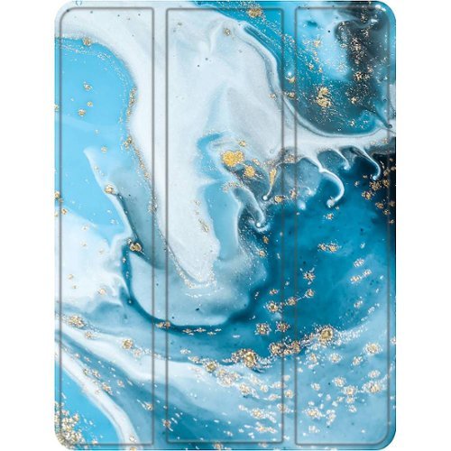 SaharaCase - Folio Case for Apple iPad Pro 12.9 (4th, 5th, and 6th Gen 2020-2022) - Blue Marble