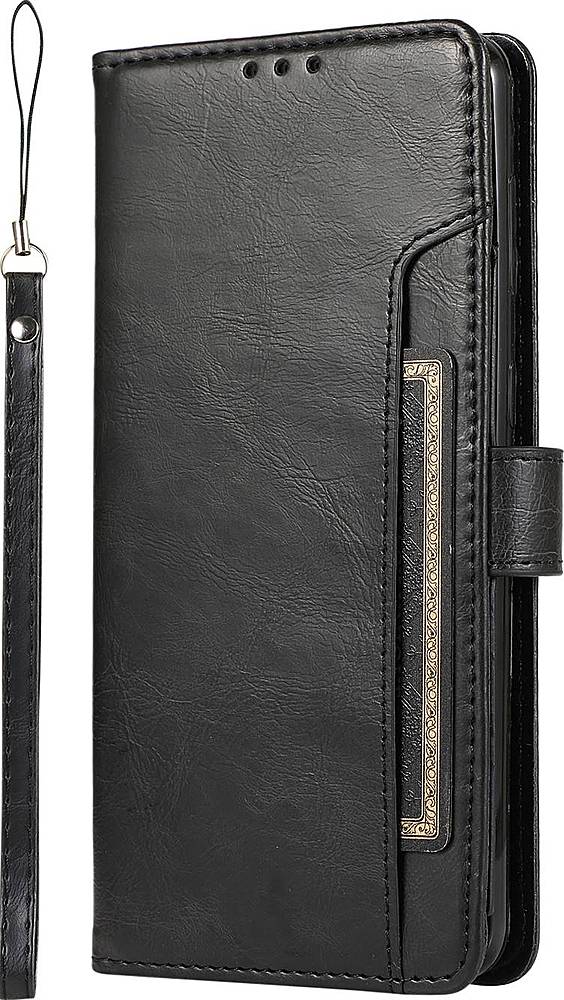 SaharaCase - Folio Wallet Case for Samsung Galaxy S21 Ultra 5G - Black