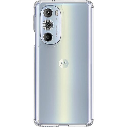 SaharaCase - Hybrid-Flex Hard Shell Case for Motorola Edge+ 2022 - Clear