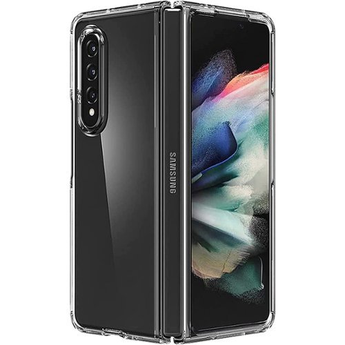 SaharaCase - Hybrid-Flex Hard Shell Case for Samsung Galaxy Z Fold4 - Clear