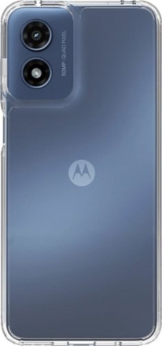 SaharaCase - Hybrid-Flex Hard Shell Series Case for Motorola Moto G Play (2024) - Clear