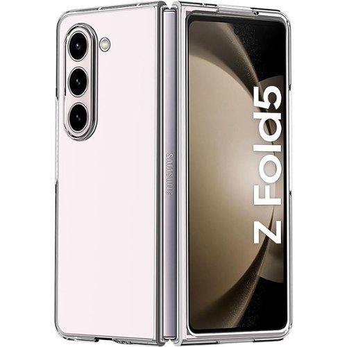 SaharaCase - Hybrid-Flex Hard Shell Series Case for Samsung Galaxy Z Fold5 - Clear