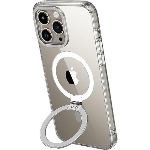 SaharaCase - Hybrid-Flex Kickstand Case with MagSafe for Apple iPhone 15 Pro - Clear