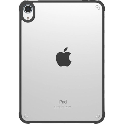 SaharaCase - Hybrid-Flex Series Case for Apple iPad mini (6th Generation 2021) - Clear Black