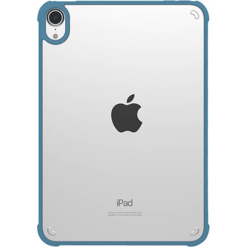 SaharaCase - Hybrid-Flex Series Case for Apple iPad mini (6th Generation 2021) - Clear Blue