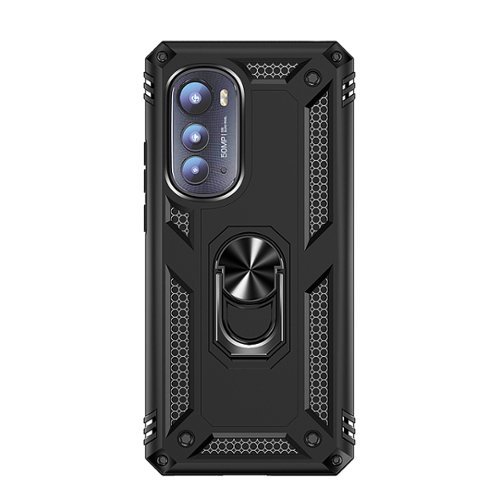 SaharaCase - Kickstand Case for Motorola Edge (2022) - Black