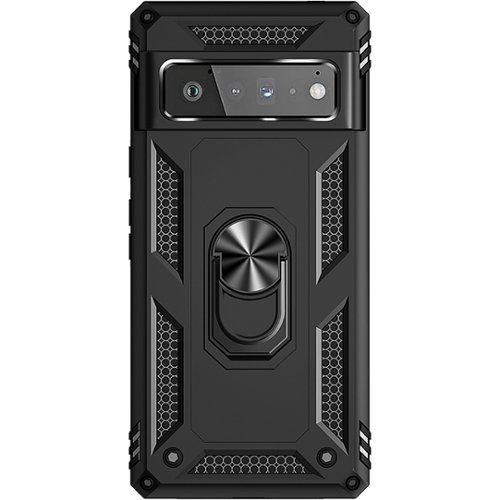 SaharaCase - Kickstand with Belt Clip Case for Google Pixel 6 Pro - Black