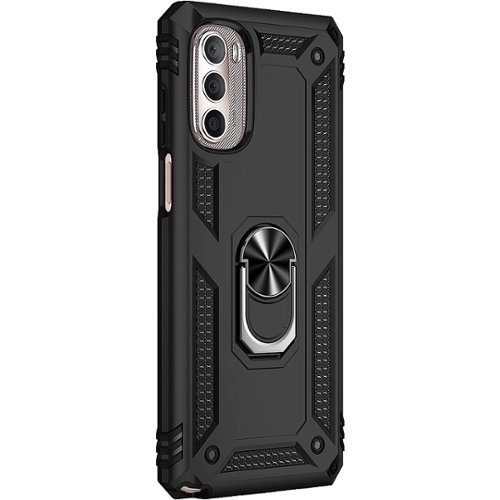 SaharaCase - Military Kickstand Case for Motorola G Stylus 4G 2022 - Black