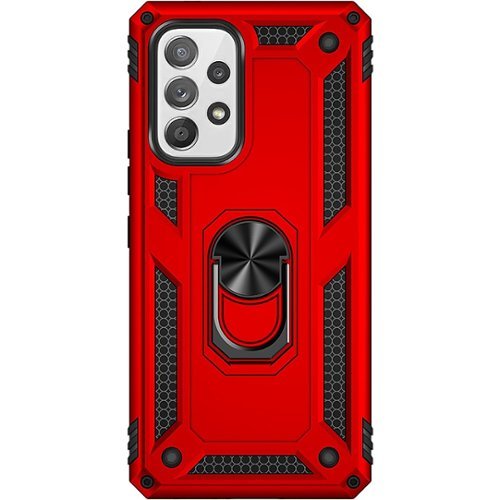 SaharaCase - Military Kickstand Case for Samsung Galaxy A53 5G - Red