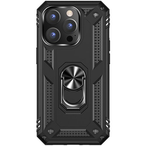 SaharaCase - Military Kickstand Series Case for Apple iPhone 14 Pro Max - Black