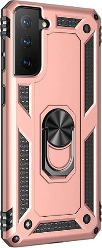 SaharaCase - Military Kickstand Series Case for Samsung Galaxy S21+ 5G - Rose Gold