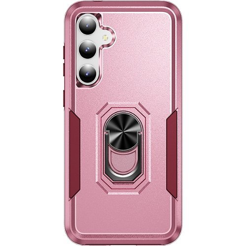 SaharaCase - Military Kickstand Series Case for Samsung Galaxy S23 FE - Rose Gold