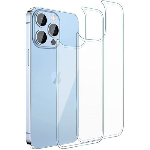 SaharaCase - ZeroDamage Tempered Glass Rear Housing Protector for Apple iPhone 13 Pro (2-Pack) - Clear