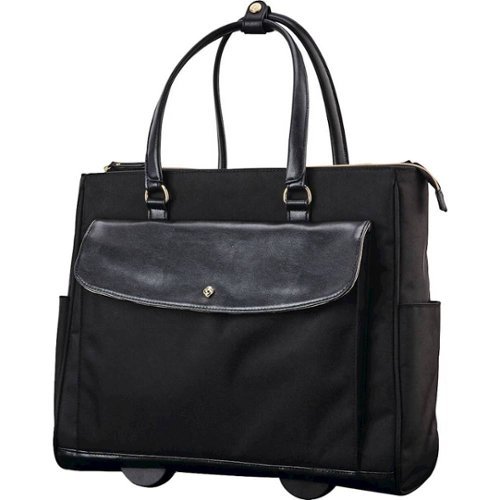 Samsonite - Mobile Solution Upright Wheeled Carryall for 15.6" Laptop - Black