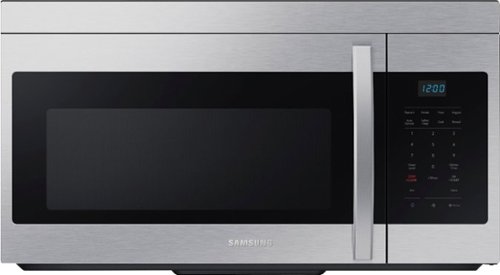 Samsung - 1.6 cu. ft. Over-the-Range Microwave with Auto Cook - Stainless Steel