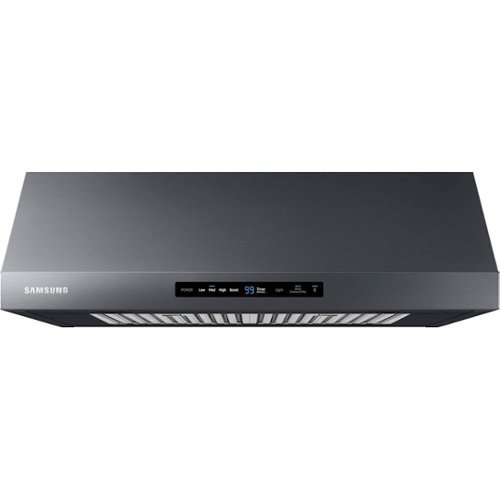 Samsung - 30" Range Hood with WiFi and Bluetooth - Black Stainless Steel