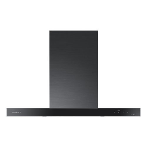 Samsung - 36" BESPOKE Smart Wall Mount Hood - Bespoke Clean Deep Charcoal