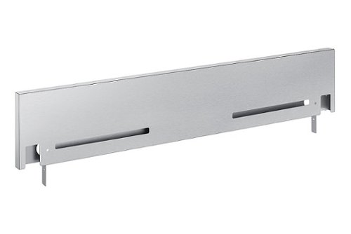 Samsung - 4" Backguard for 30" Slide in Range - Stainless Steel