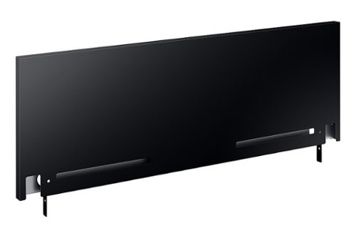 Samsung - 9" Backguard for 30" Slide in Range - Black