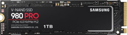 Samsung - 980 PRO 1TB Internal Gaming SSD PCIe Gen 4 x4 NVMe