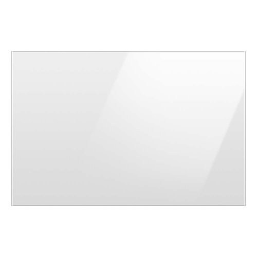 Samsung - Bespoke 3-Door French Door Refrigerator panel - Bottom Panel - White Glass