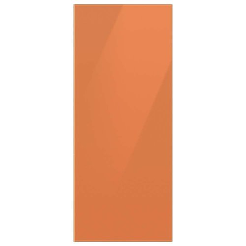 Samsung - Bespoke 3-Door French Door Refrigerator panel - Top Panel - Clementine Glass