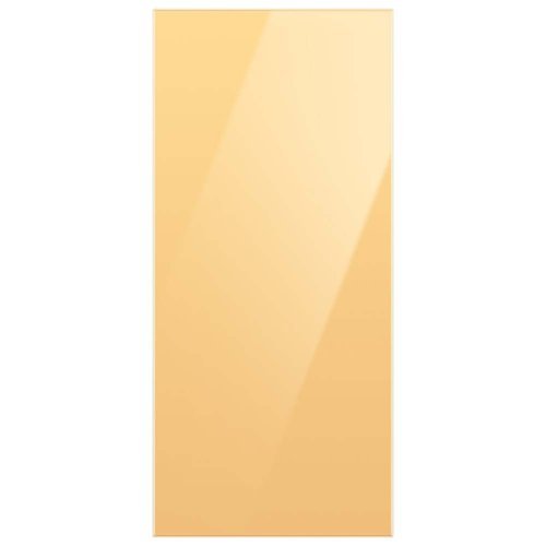 Samsung - Bespoke 4-Door Flex Refrigerator Panel - Top panel - Sunrise Yellow Glass