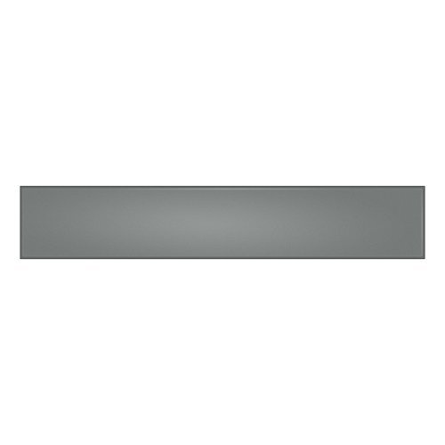 Samsung - Bespoke 4-Door French Door Refrigerator Panel - Middle Panel - Gray Glass