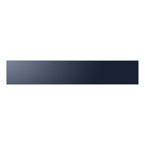 Samsung - Bespoke 4-Door French Door Refrigerator Panel - Middle Panel - Navy Steel