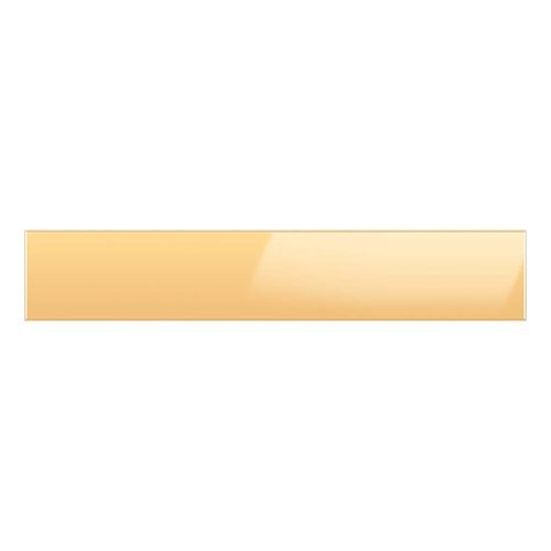 Samsung - Bespoke 4-Door French Door Refrigerator Panel - Middle Panel - Sunrise Yellow Glass